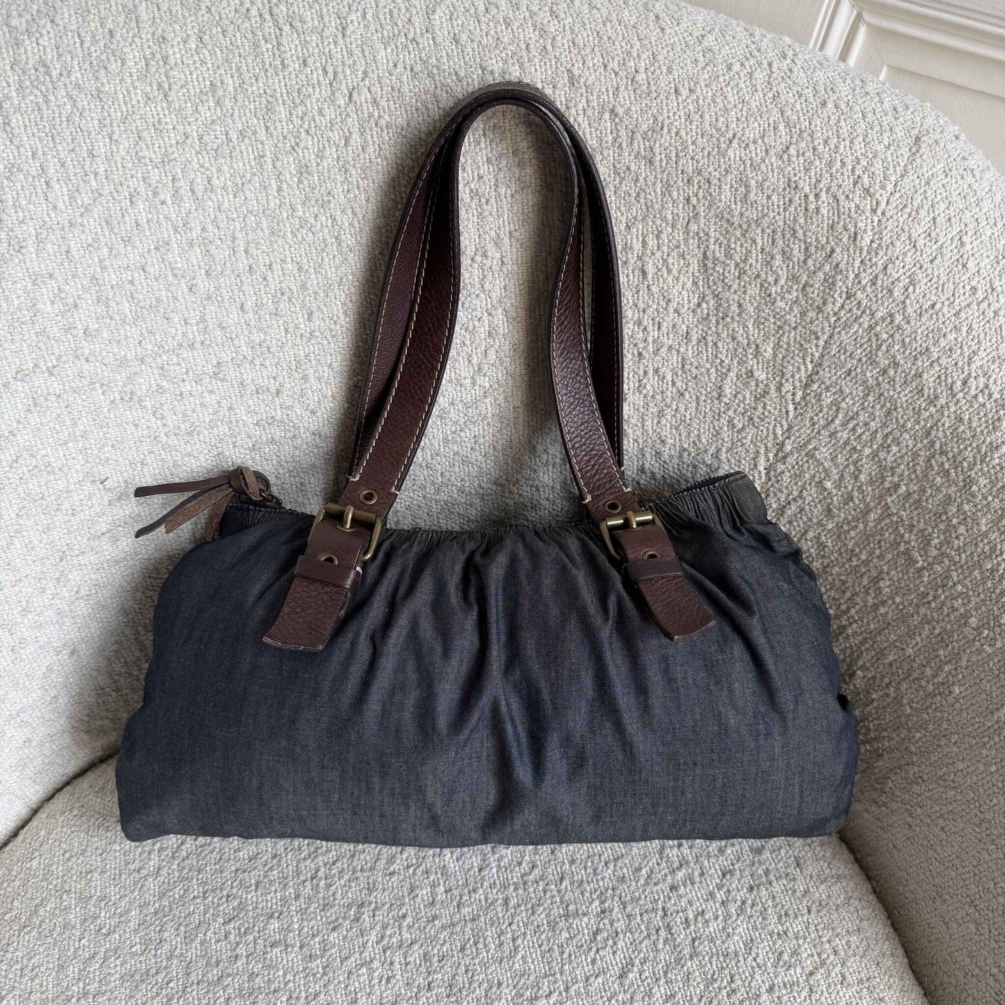 Archive Miu Miu Denim Shoulder Bag