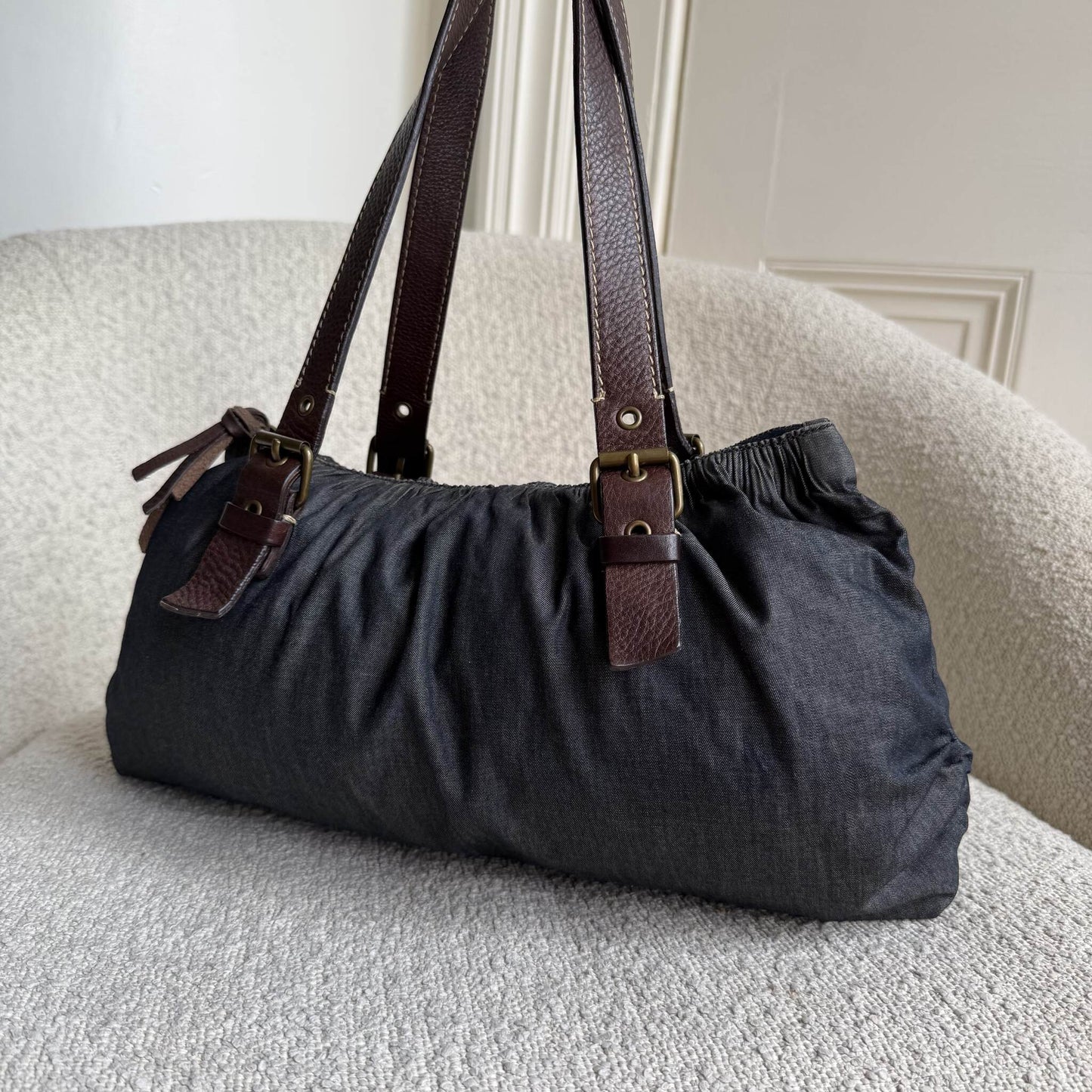 Archive Miu Miu Denim Shoulder Bag