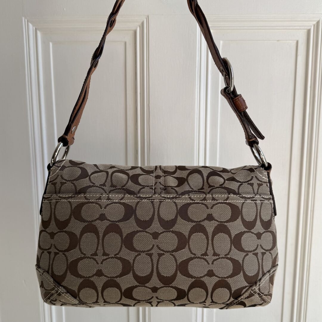 Coach Signature Soho Brown Shoulder Bag