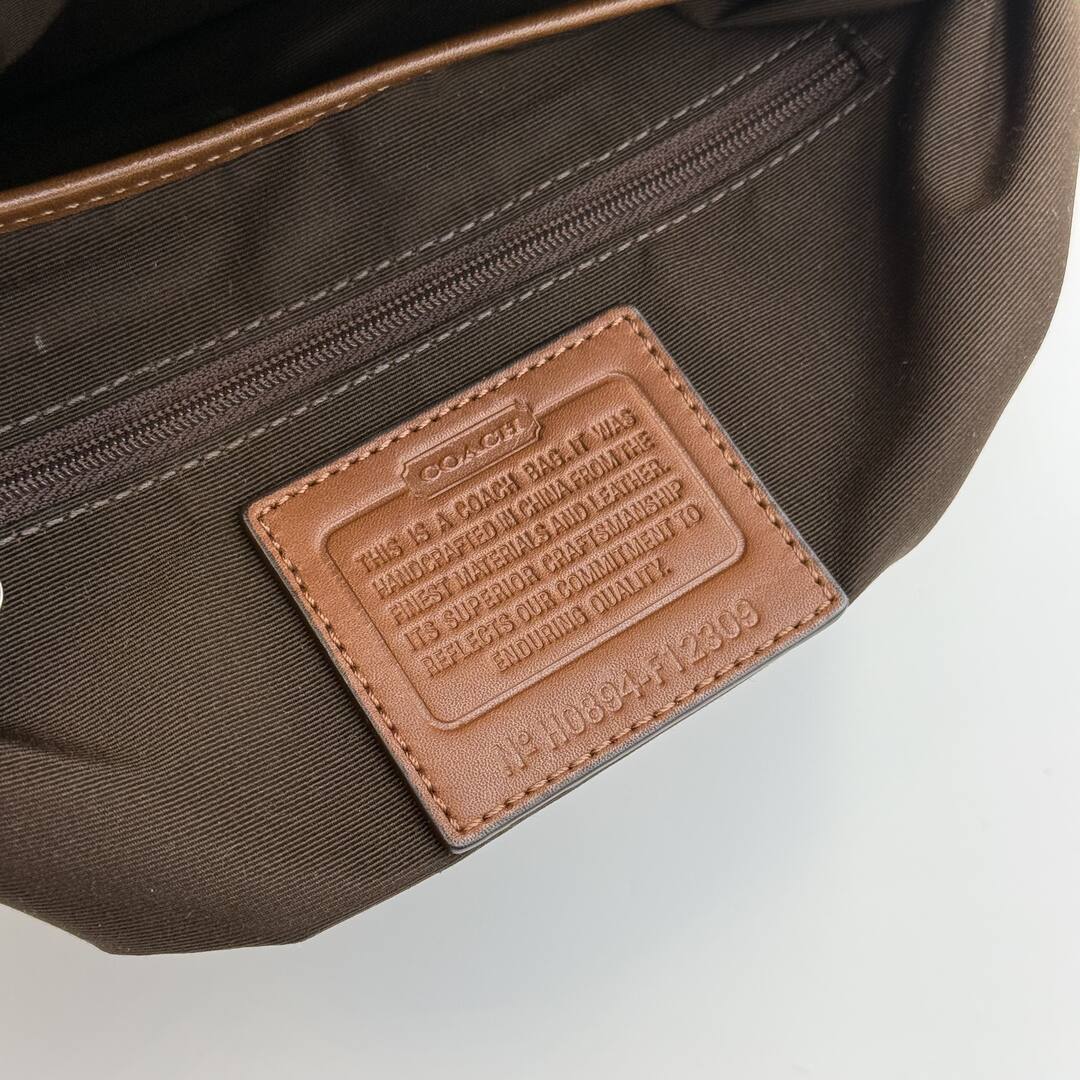 Coach Soho Mini Signature Brown Shoulder Bag