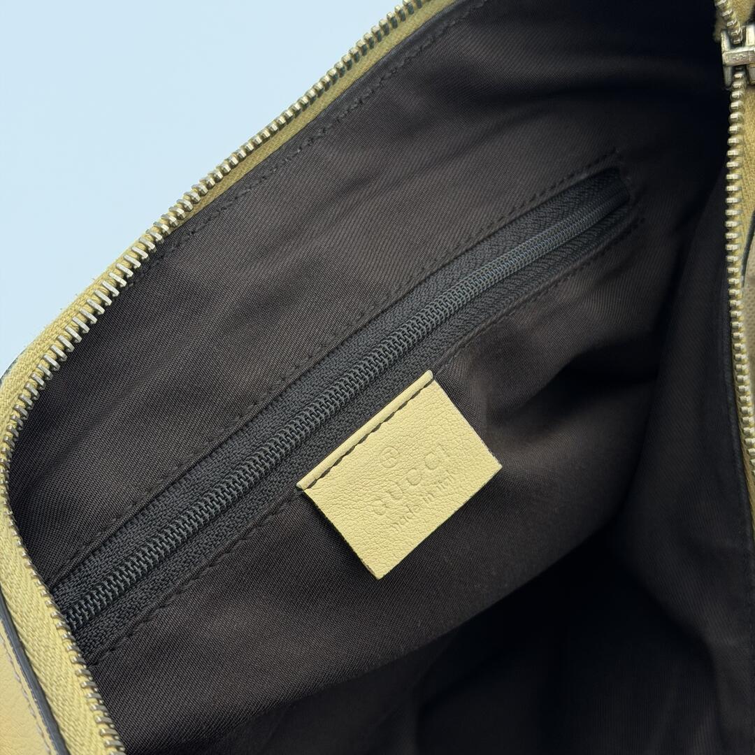 Gucci GG Canvas Abbey Butter Yellow Shoulder Bag