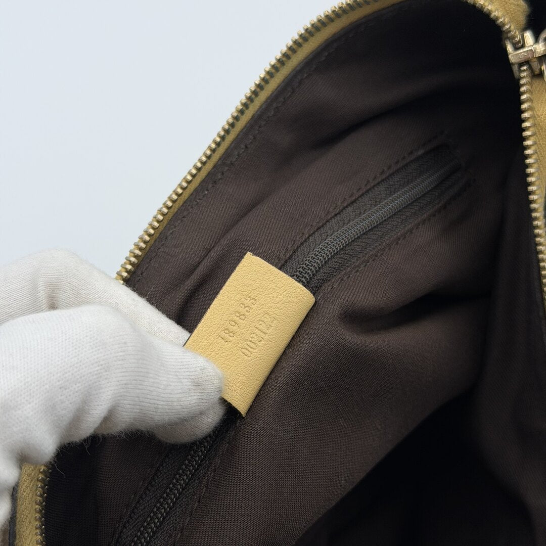 Gucci GG Canvas Abbey Butter Yellow Shoulder Bag