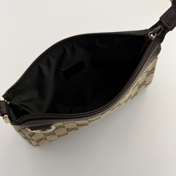 Gucci Mini Abbey D Ring Brown Shoulder Bag