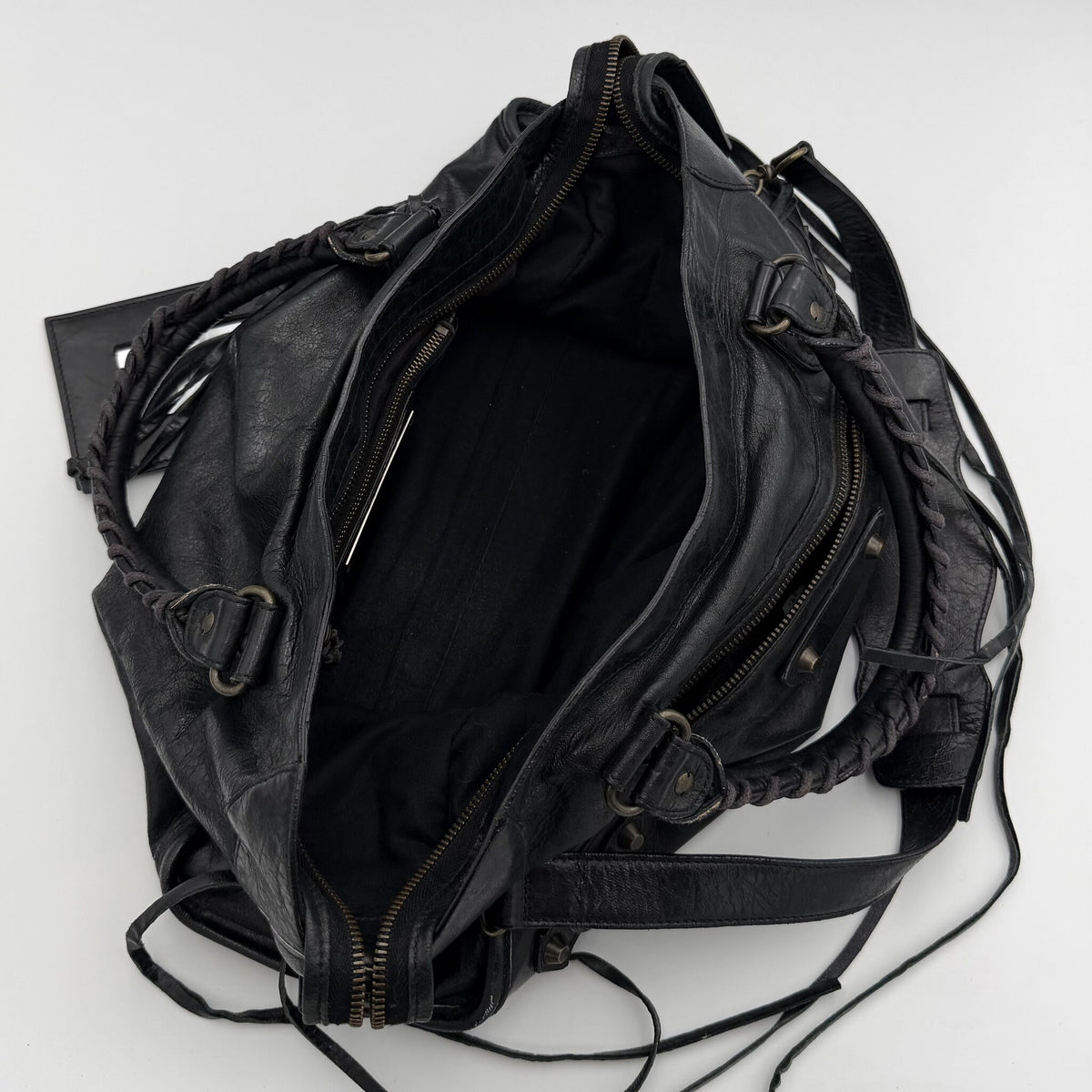 2006 Balenciaga The City Leather Black Handbag