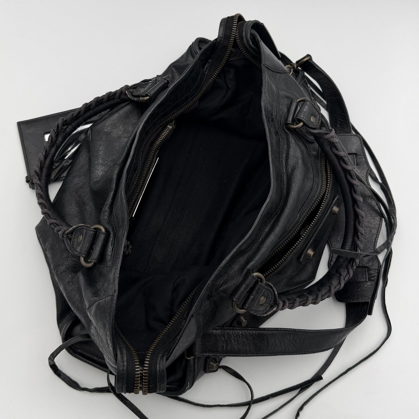 2006 Balenciaga The City Leather Black Bag