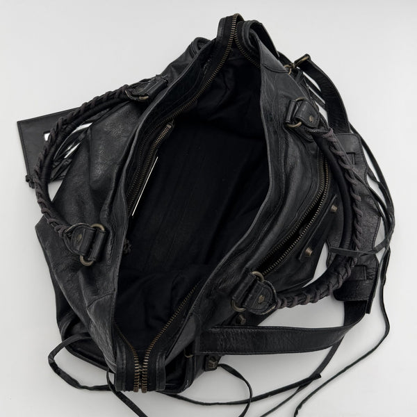 2006 Balenciaga The City Leather Black Handbag
