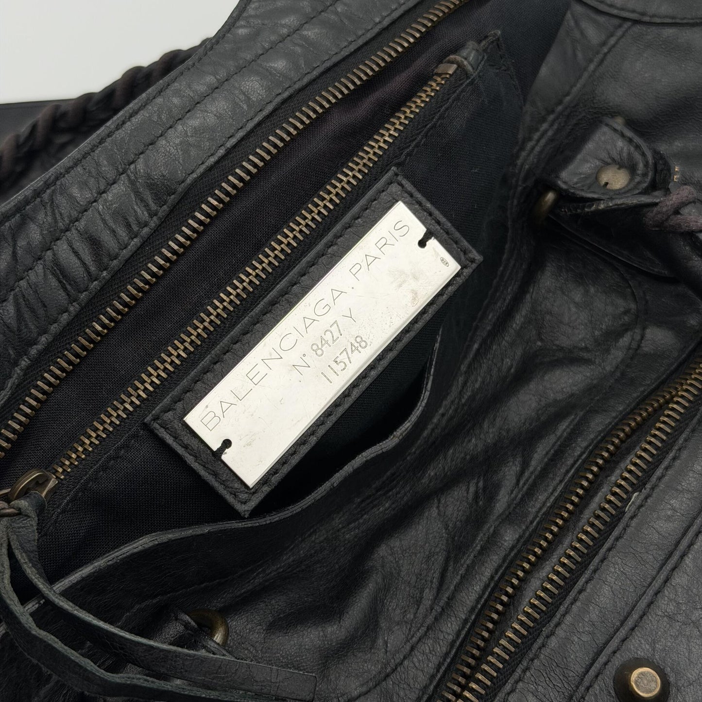 2006 Balenciaga The City Leather Black Bag