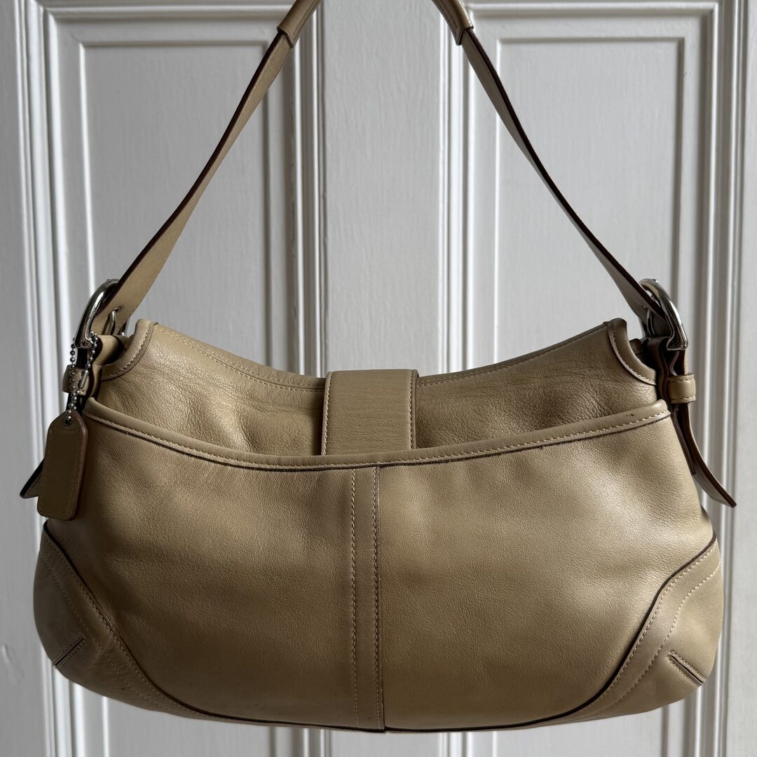 Coach Soho Leather Butter Yellow Shoulder Bag