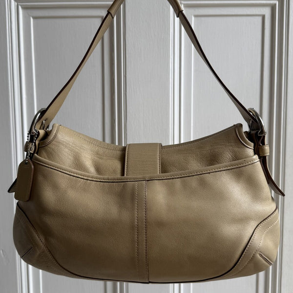 Coach Soho Leather Butter Yellow Shoulder Bag