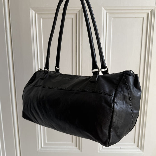Archive Miu Miu Black Leather Shoulder Bag