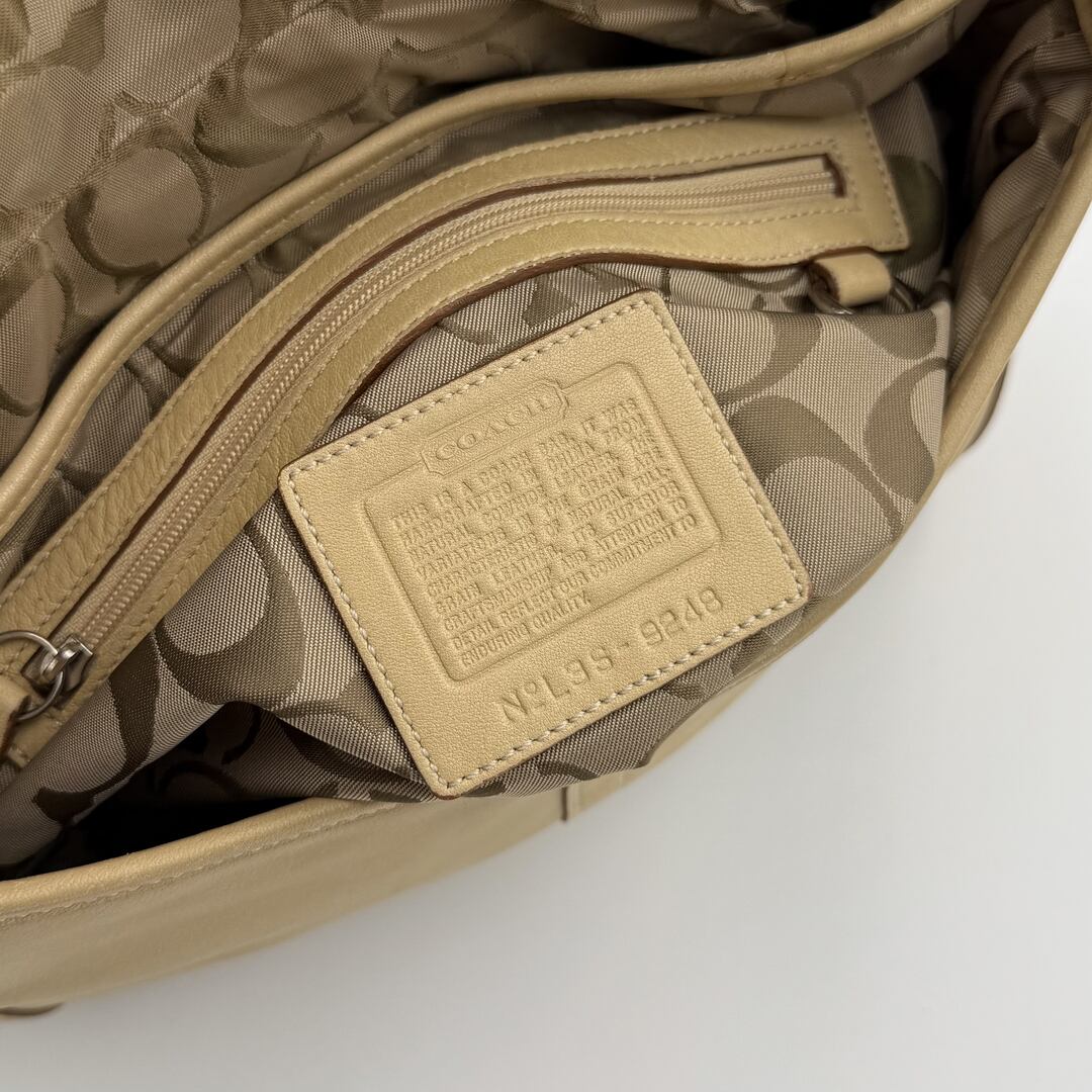 Coach Soho Leather Butter Yellow Shoulder Bag