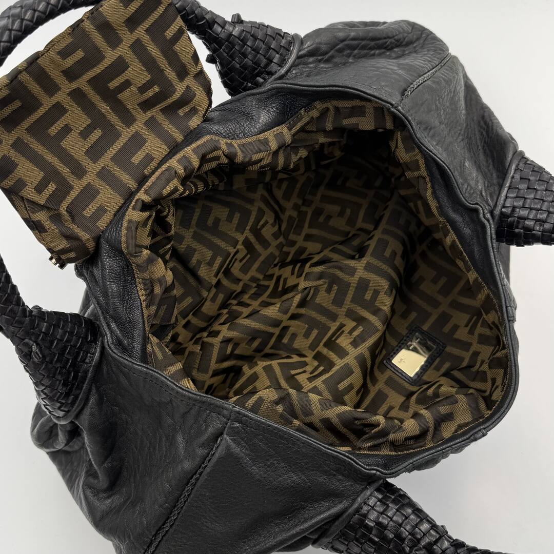 Fendi Spy Black Leather Handbag