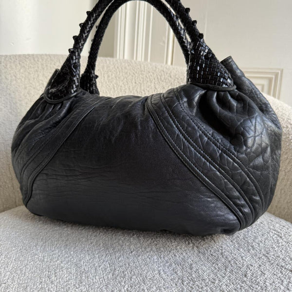 Fendi Spy Black Leather Handbag