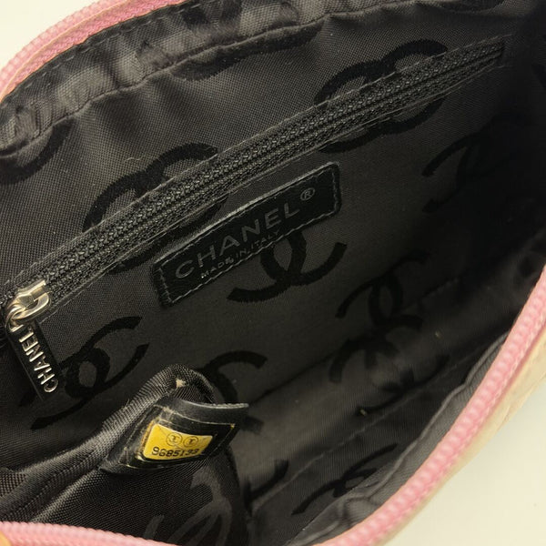 2004 Chanel Cambon Quilted Pink Mini Shoulder Bag