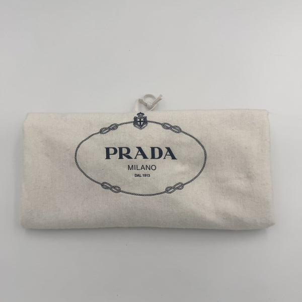Prada Vitello Daino Hobo Leather Black Tote Bag