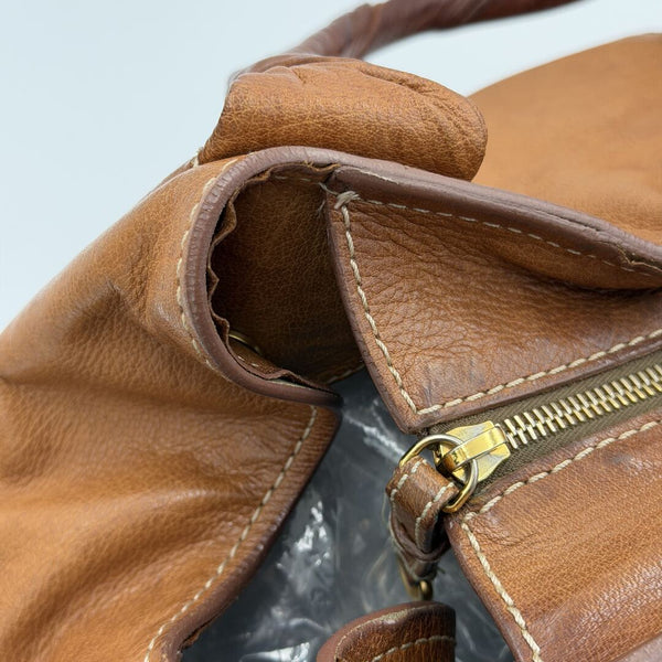 Miu Miu Hobo Leather Brown Tote Bag