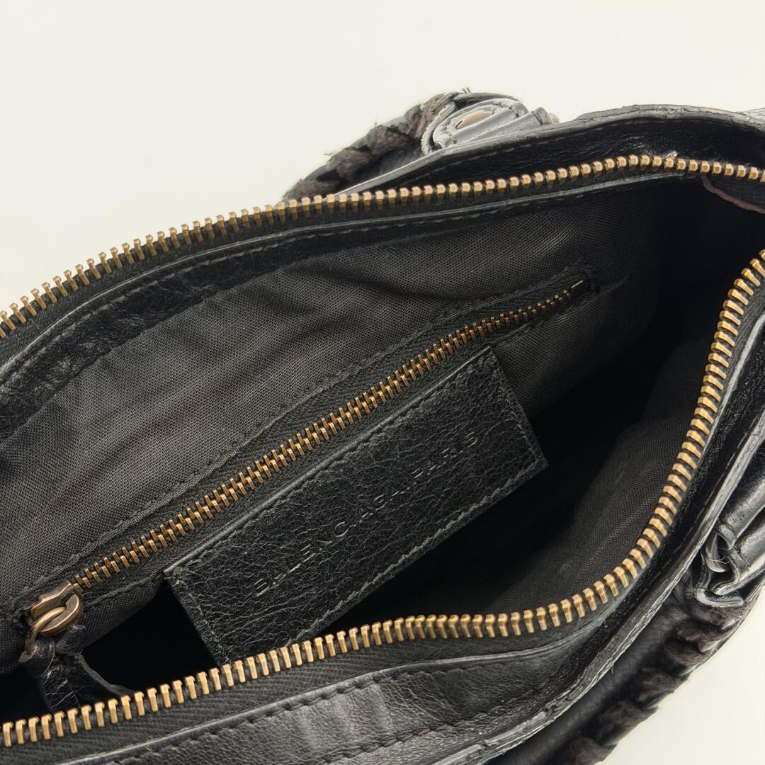 2013 Balenciaga The Mini City Leather Black Bag