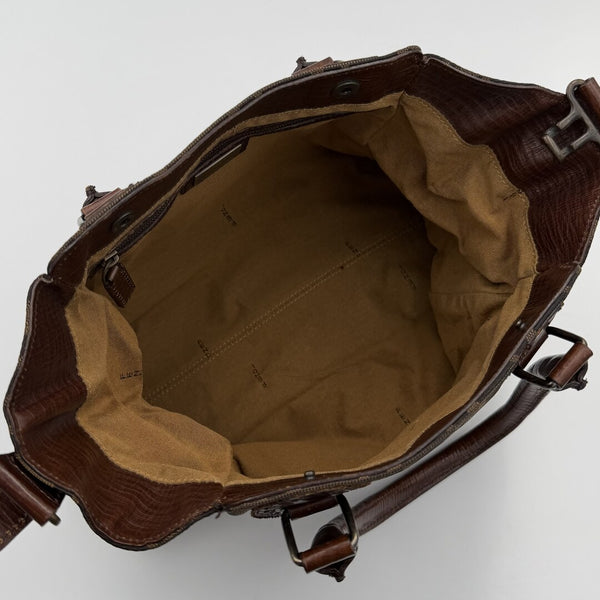 Fendi Zucca Canvas Du Jour Brown Handbag