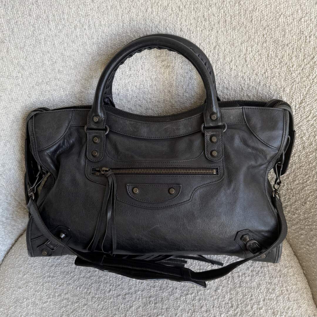 2009 Balenciaga City Leather Black Handbag