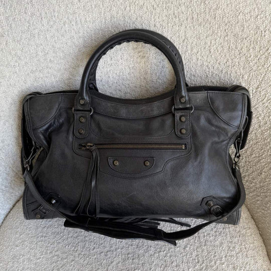2009 Balenciaga City Leather Black Handbag