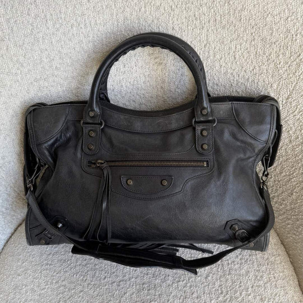 2009 Balenciaga City Leather Black Handbag