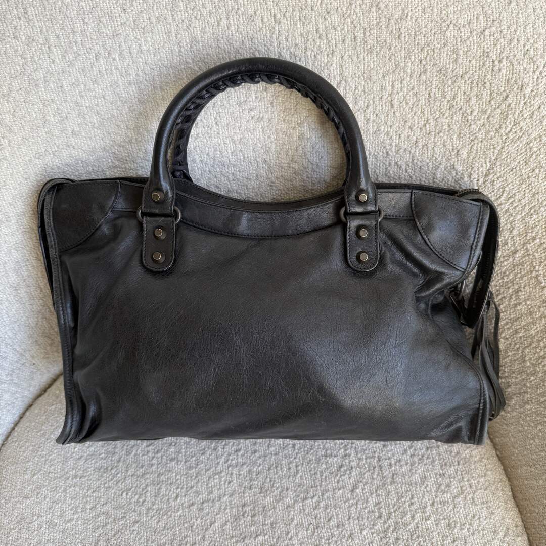 2009 Balenciaga City Leather Black Handbag