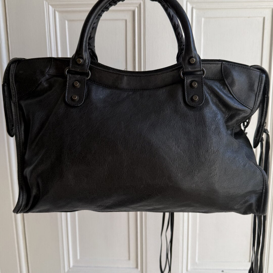 2009 Balenciaga City Leather Black Handbag