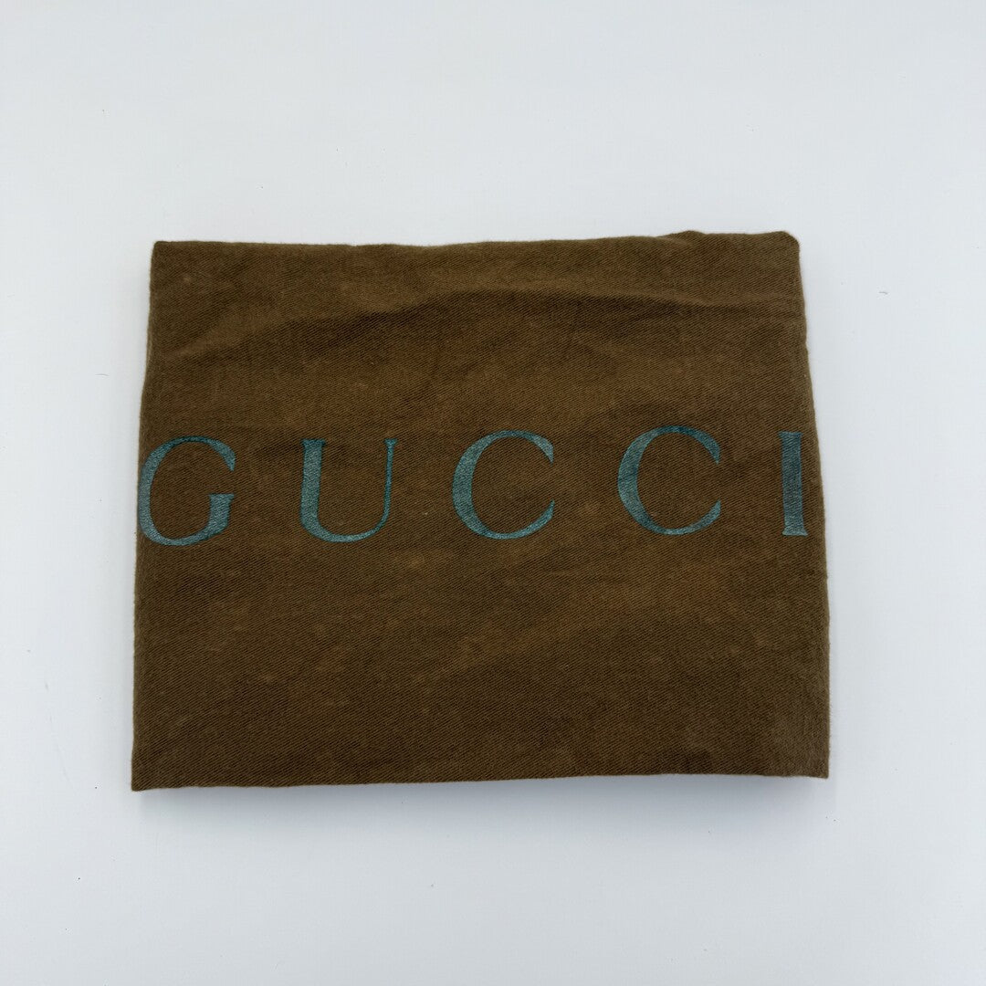 Gucci Sukey Metallic Silver Leather Shoulder Bag
