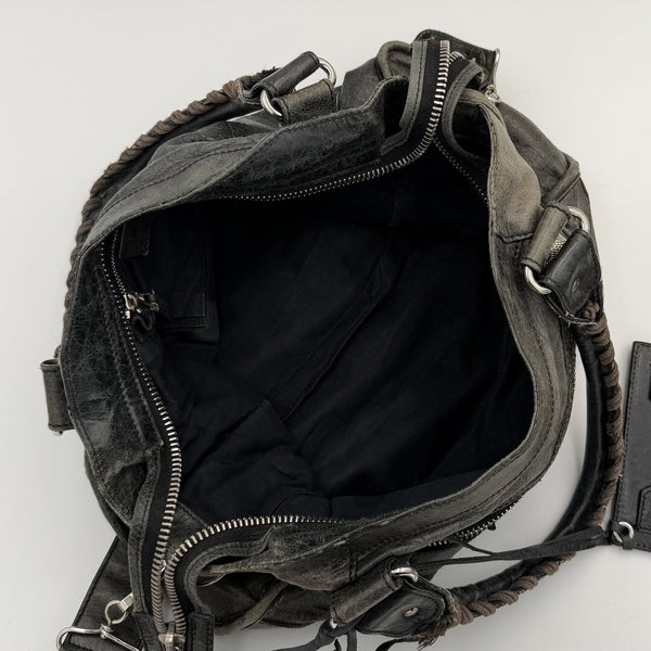 2010 Balenciaga The Giant City 21 Leather Dark Green Bag