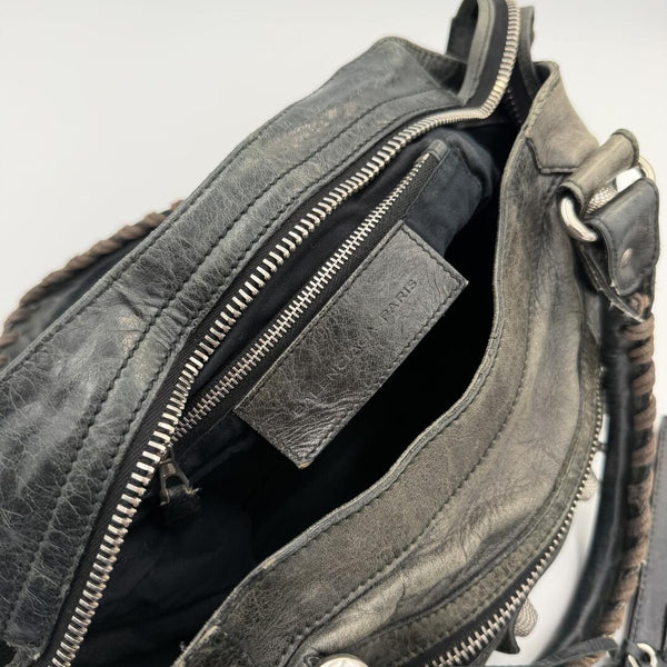 2010 Balenciaga The Giant City 21 Leather Dark Green Bag