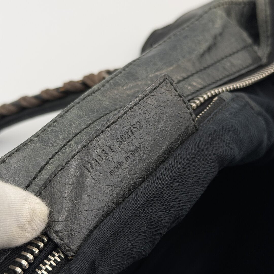2010 Balenciaga The Giant City 21 Leather Dark Green Bag
