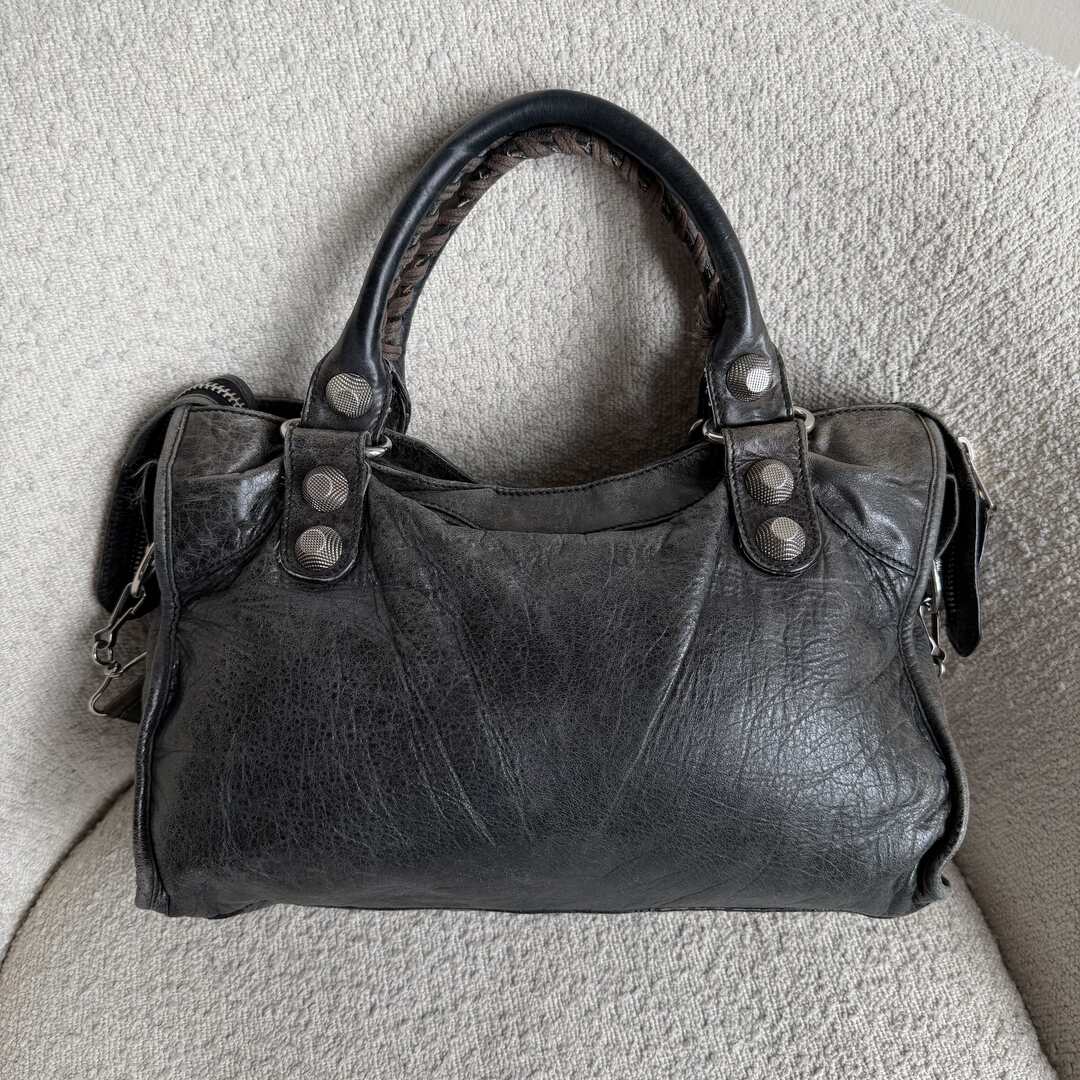2010 Balenciaga The Giant City 21 Leather Dark Green Bag