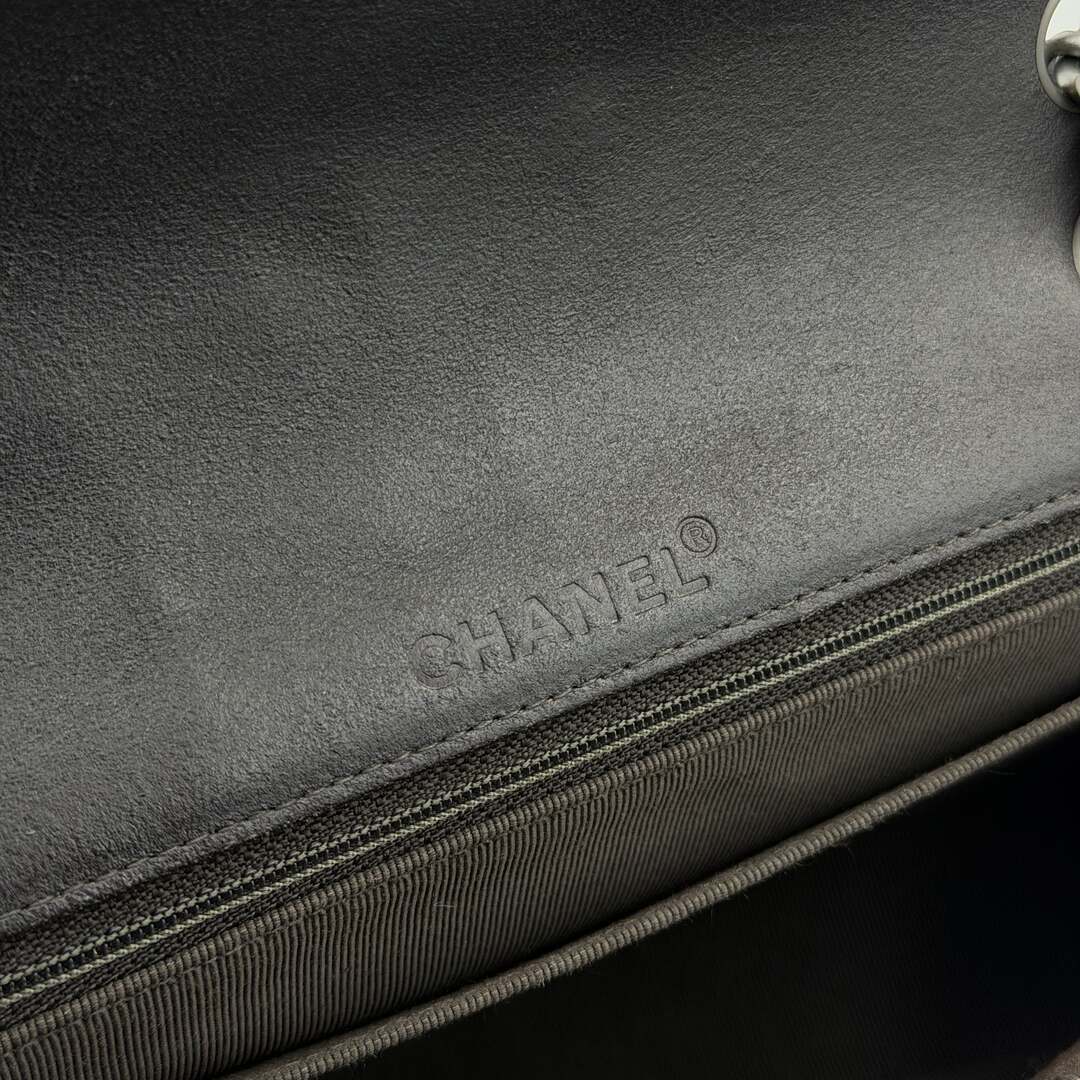 2000 Chanel Blue Denim Chocolate Bar Flap Shoulder Bag