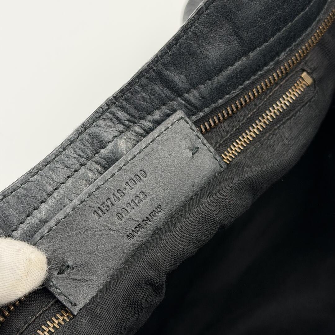 2010 Balenciaga The City Leather Black Bag