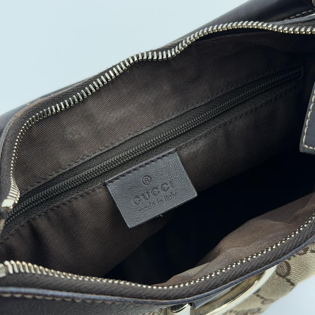 Gucci GG Canvas Abbey Brown Shoulder Bag