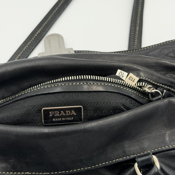 Prada Easy Leather Black Shoulder Bag