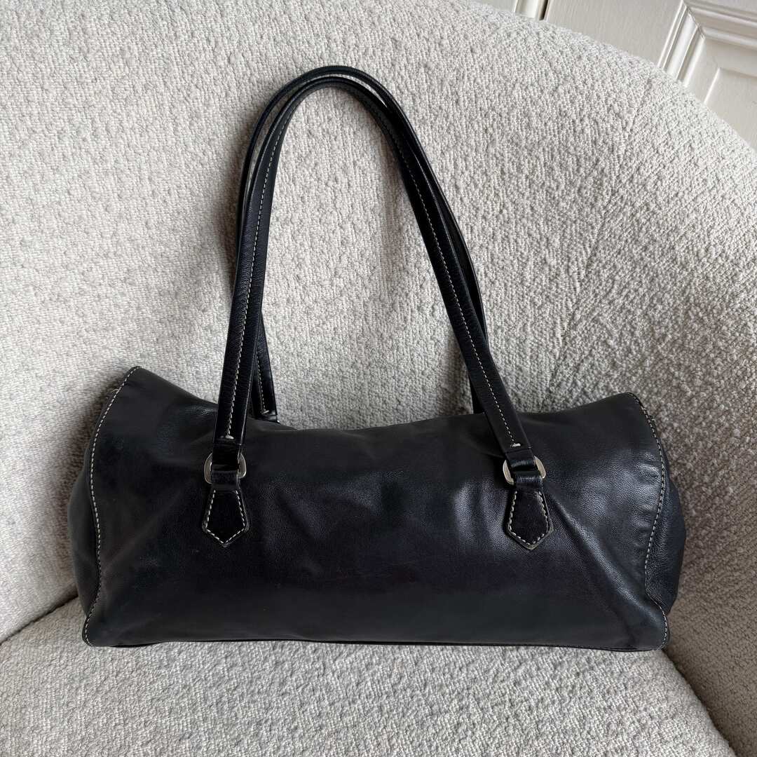 Prada Easy Leather Black Shoulder Bag