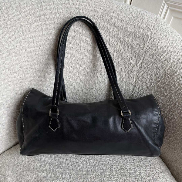 Prada Easy Leather Black Shoulder Bag