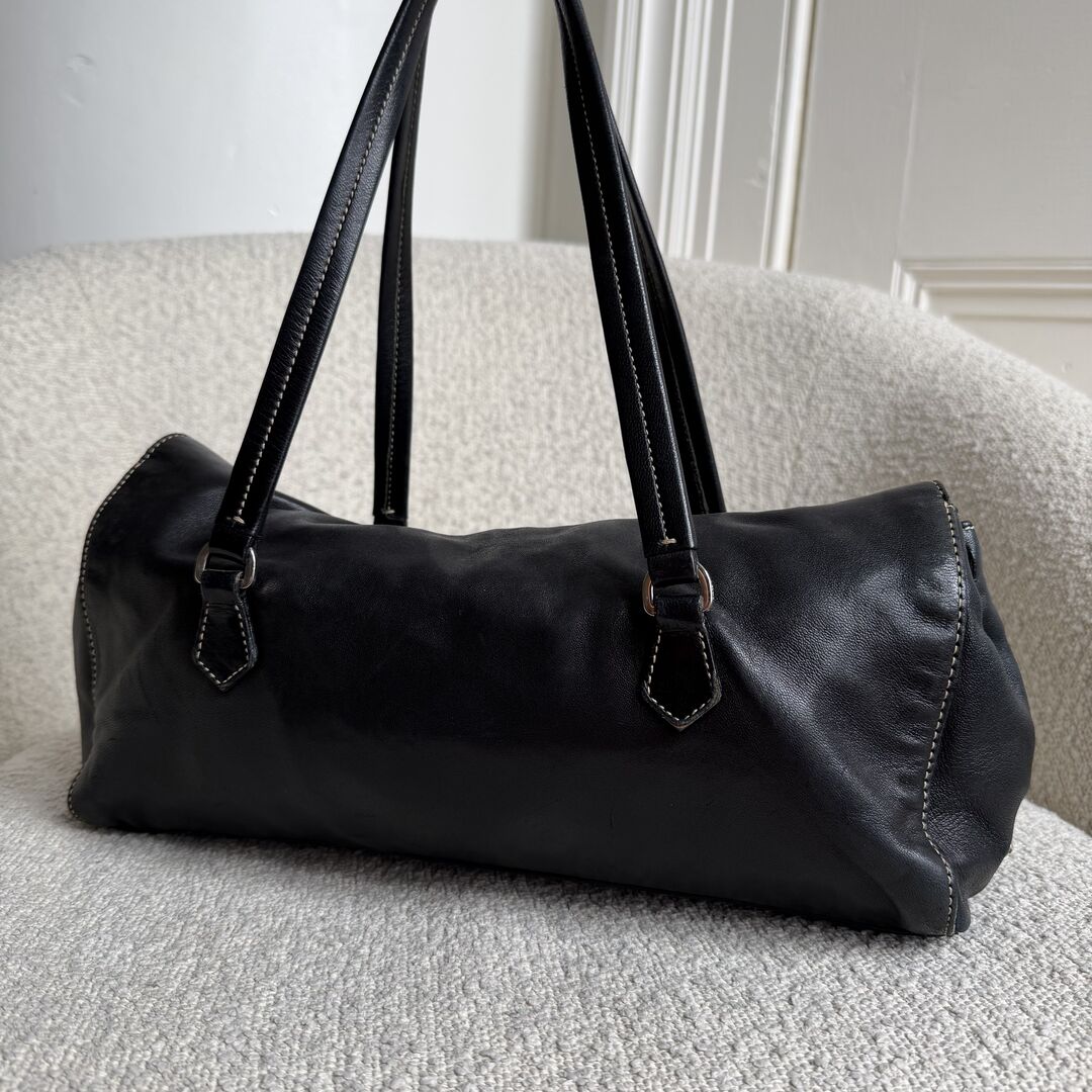 Prada Easy Leather Black Shoulder Bag