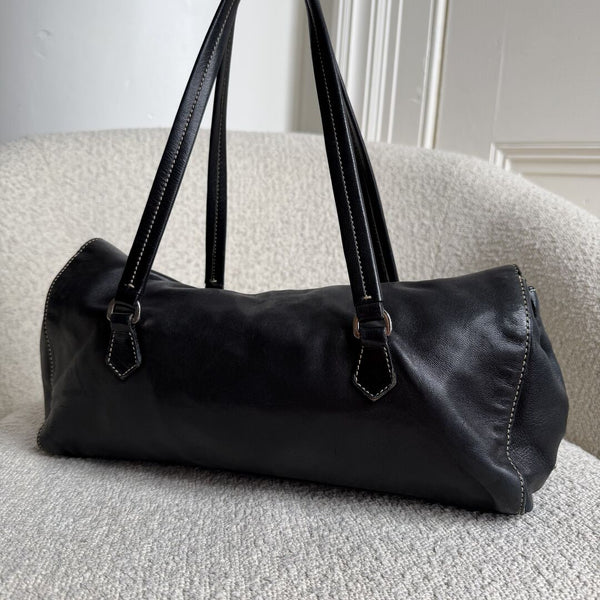 Prada Easy Leather Black Shoulder Bag