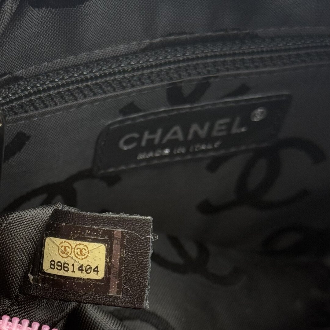 2004 Chanel Cambon Quilted Pink Mini Shoulder Bag