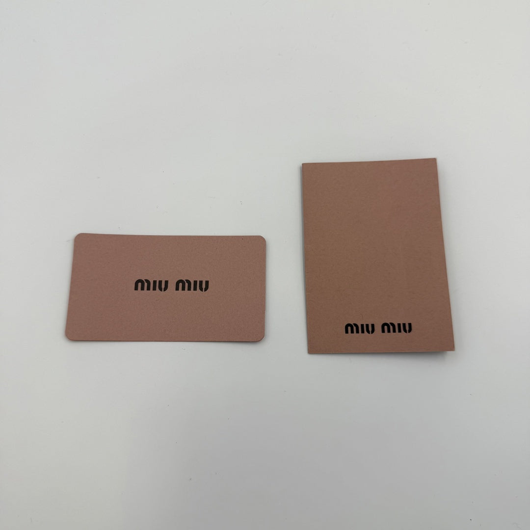 Miu Miu Vitello Leather Beige Tote Bag