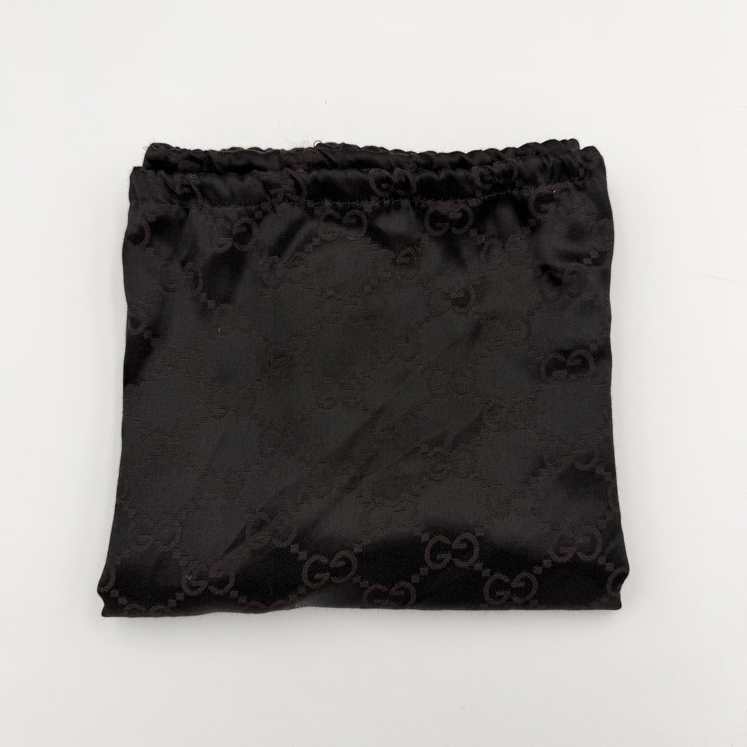 Gucci GG Canvas Indy Bamboo Brown Handbag