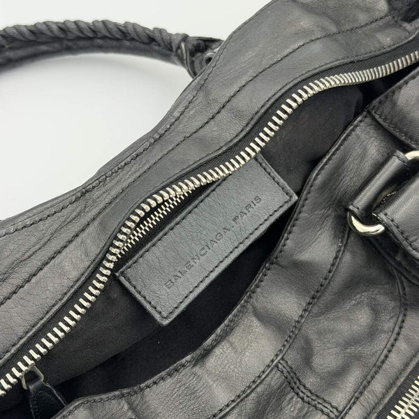 2009 Balenciaga The Giant City Leather Black Bag