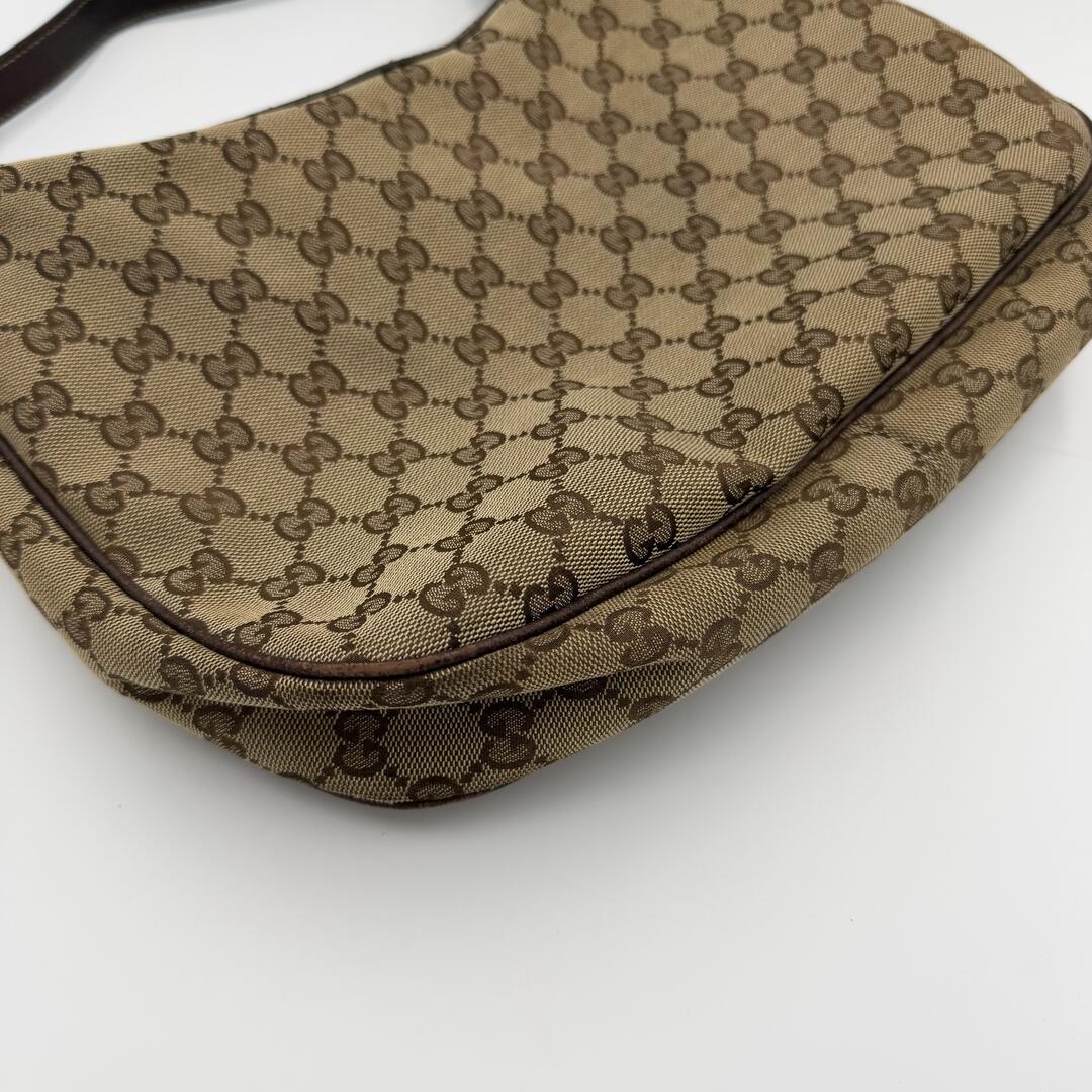 Gucci GG Canvas Brown Shoulder Bag