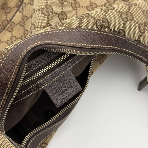 Gucci GG Canvas Brown Shoulder Bag