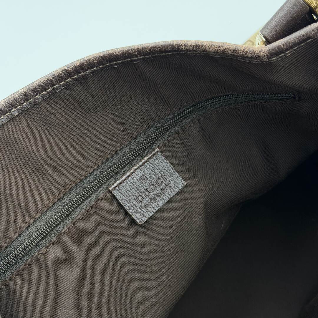 Gucci GG Canvas Abbey Brown Tote Bag