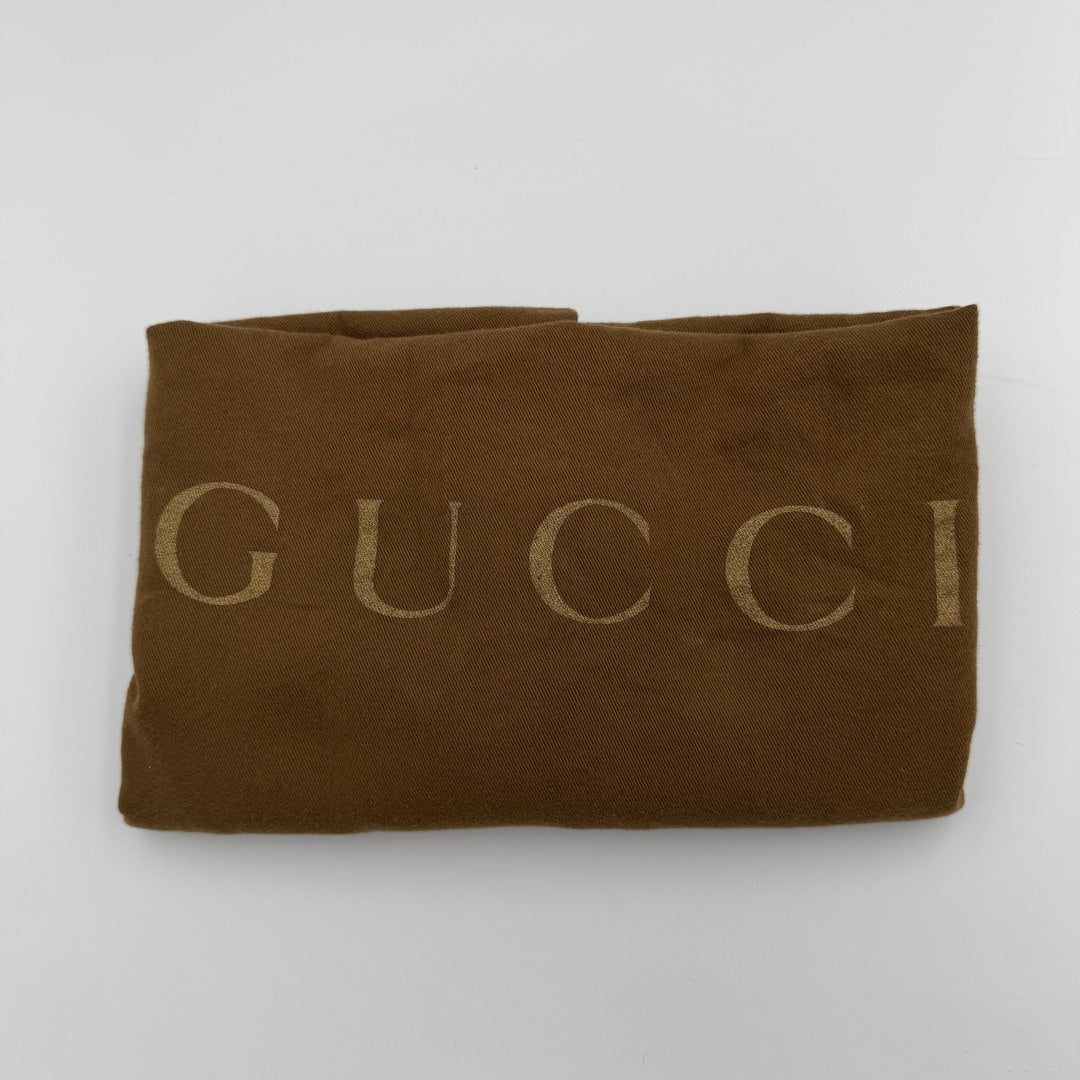 Gucci Guccissima Twins Leather Black Tote Bag
