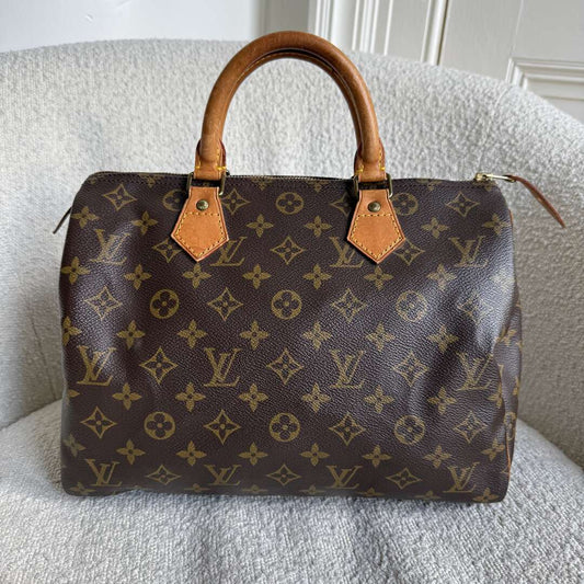 2008 Louis Vuitton Monogram Speedy 30 Handbag