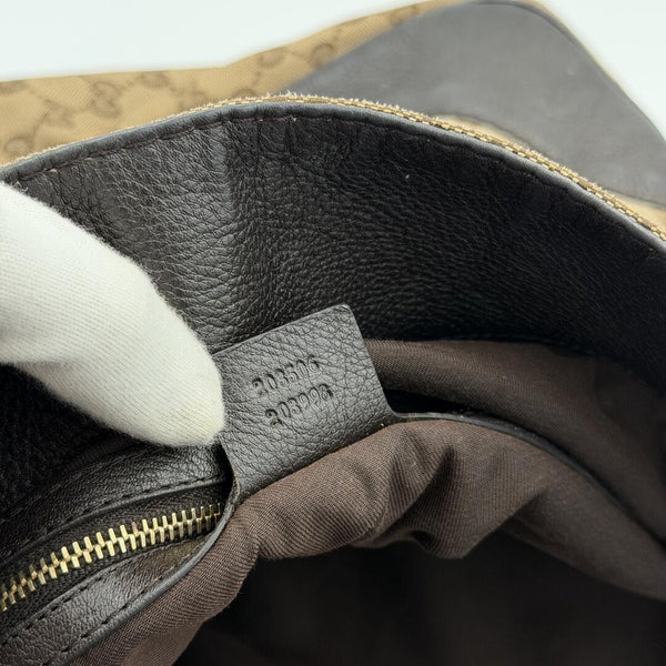 Gucci GG Canvas Charlotte Brown Shoulder Bag